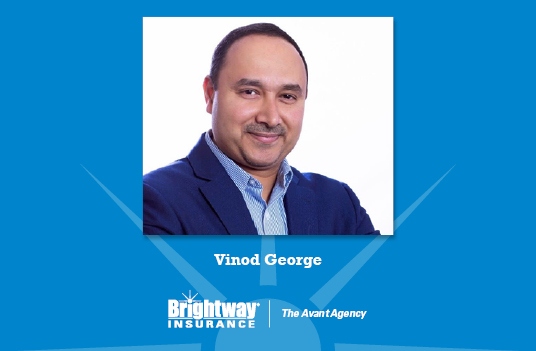 Vinod George opens a Brightway Insurance Agency in Plano