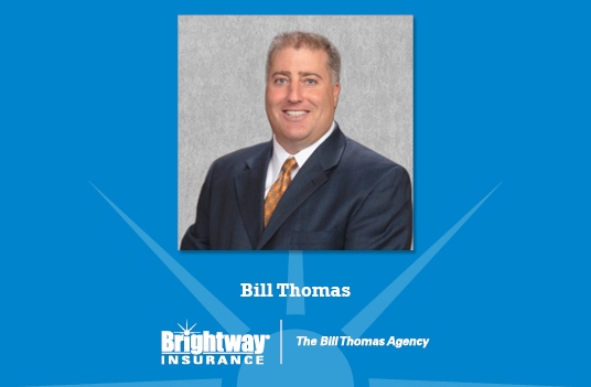 Bill Thomas moves his Brightway Insurance Agency to a new location in Wellington