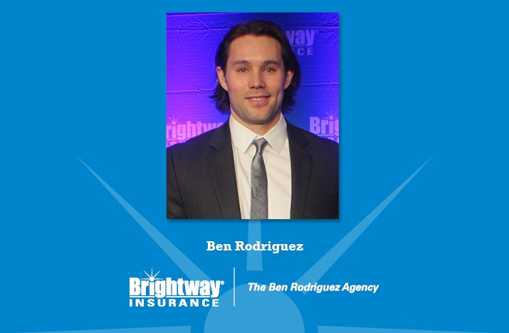 Ben Rodriguez earns national award from Brightway Insurance