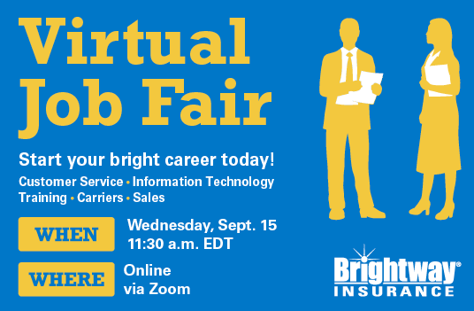 virtual career fair Sept 15