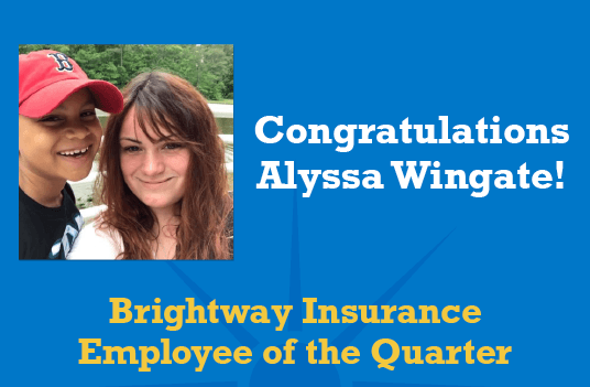 Brightway Names Alyssa Wingate Employee of the Quarter