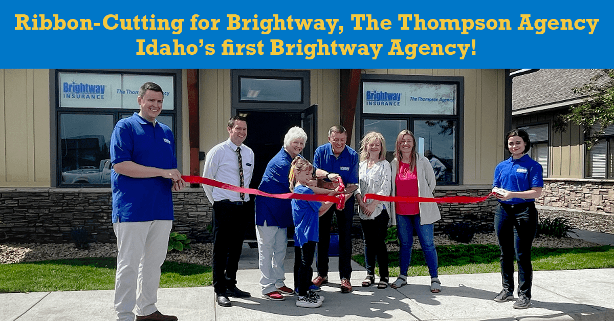 Rexburg Brightway Grand Opening, Mrs. Idaho America Helps Cut Ribbon