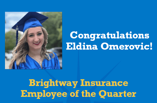 Brightway Names Eldina Omerovic Employee of the Quarter