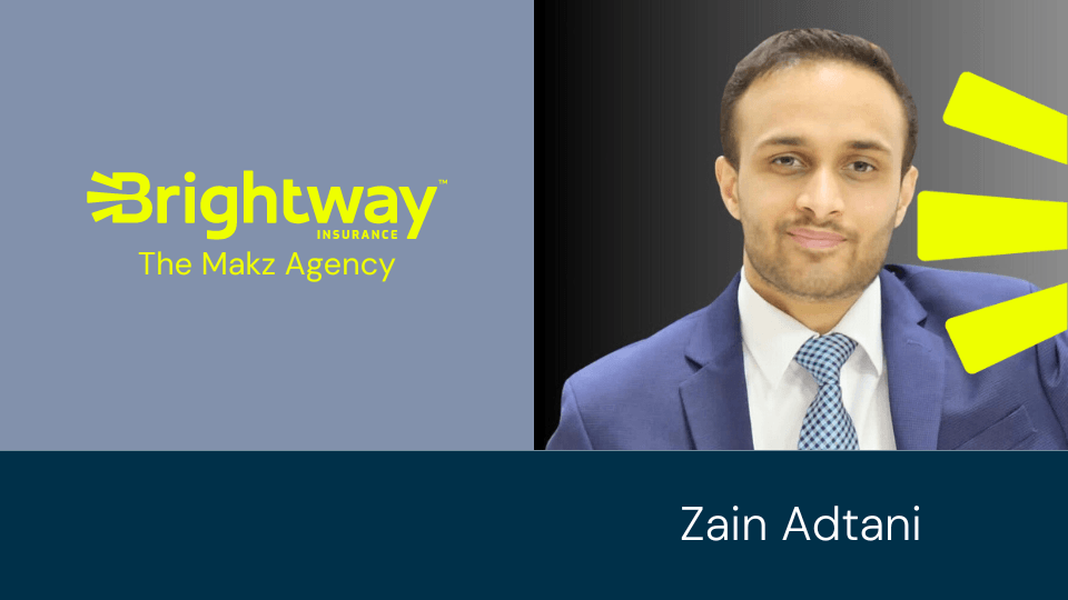 Commitment to Innovation and Community: Zain Adtani Opens Brightway Insurance Agency in Bedford